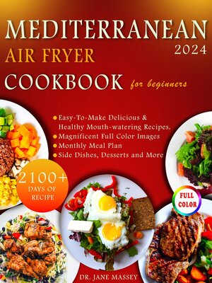 cover image of Mediterranean Air Fryer Cookbook For Beginners 2024